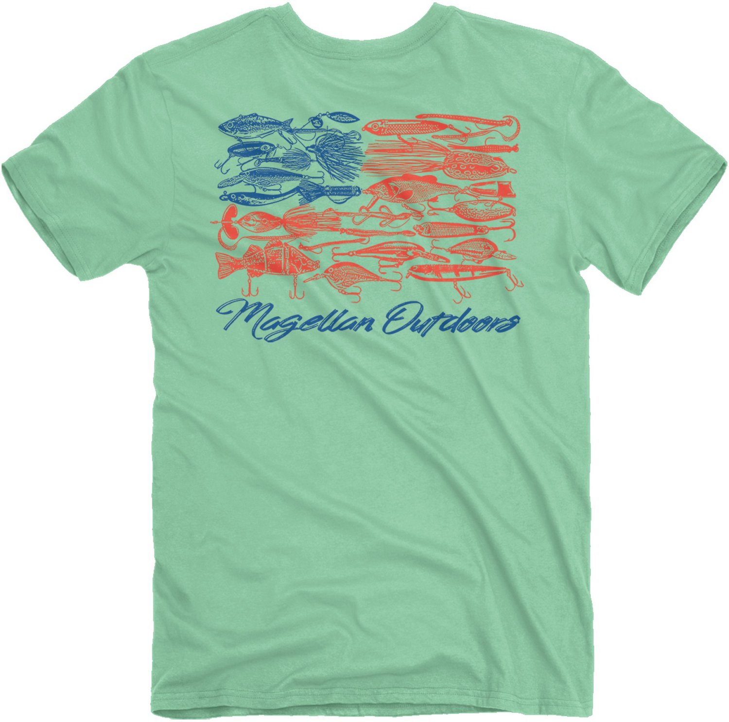 Magellan Outdoors Men's Lure Flag T-shirt | Academy