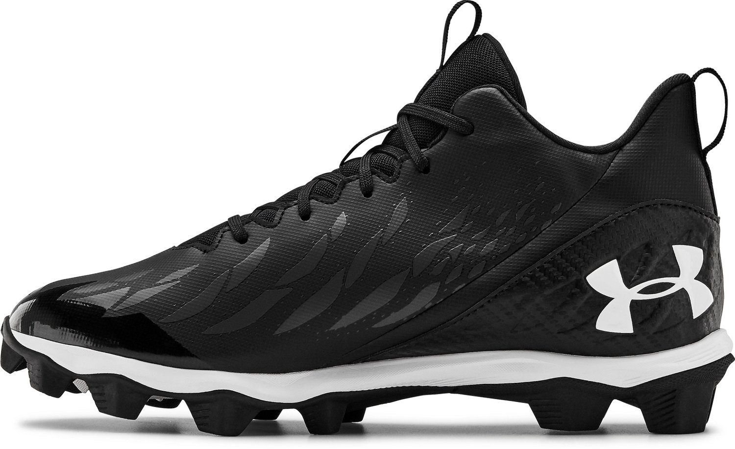 under armour black and gold football cleats