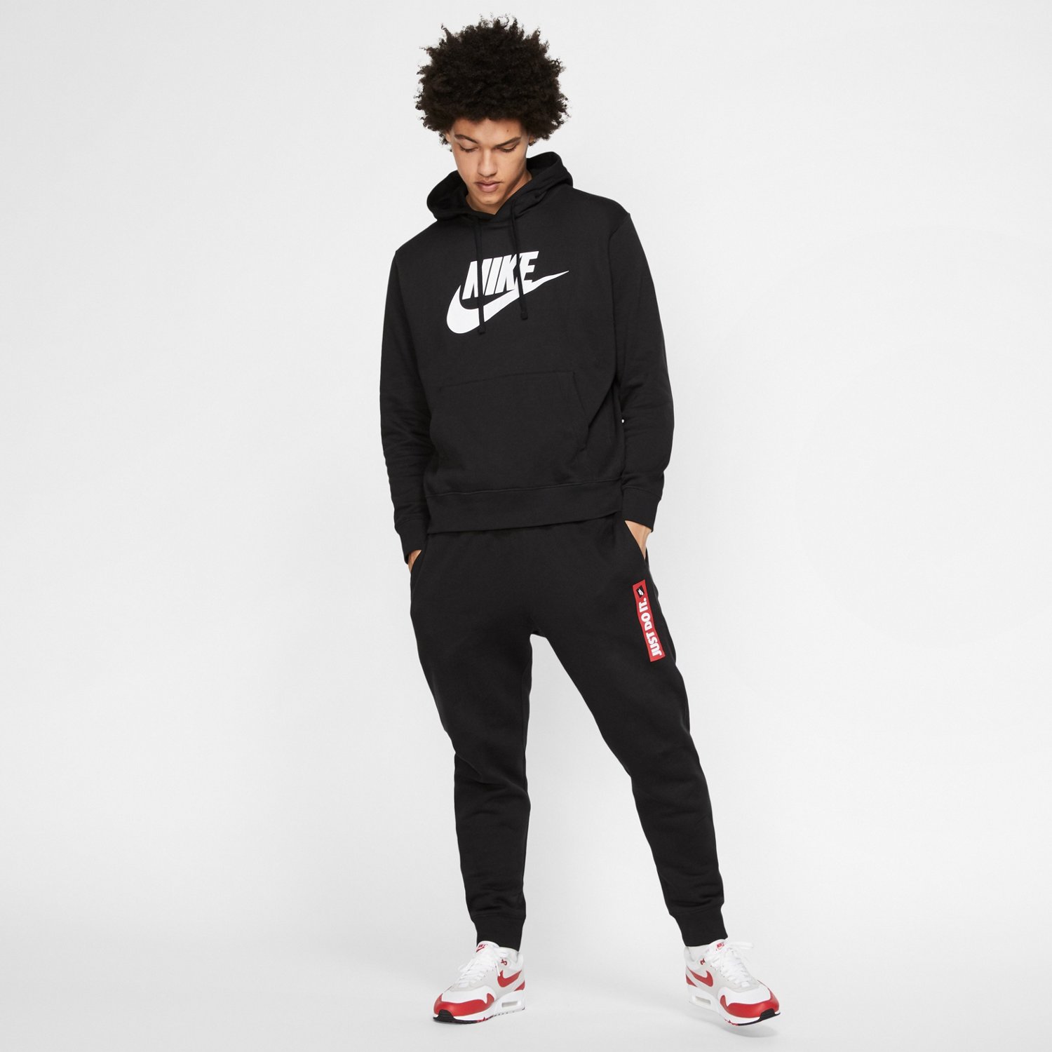 Nike Men's Sportswear Club Fleece Graphic Hoodie Academy