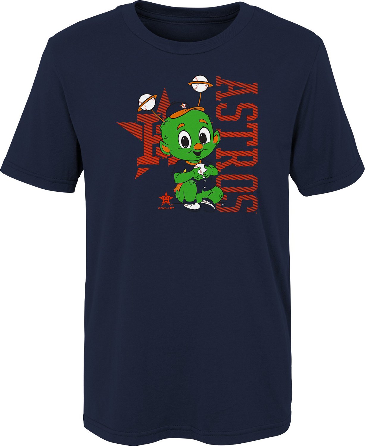 MLB Boys' Houston Astros Baby Mascot 2.0 Graphic Tshirt Academy