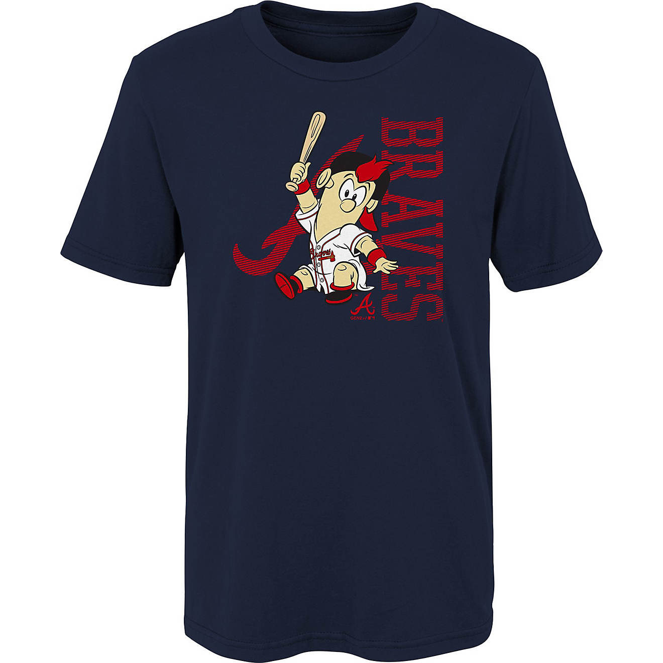 MLB Boys' Atlanta Braves Baby Mascot 2.0 Graphic T-shirt                                                                         - view number 1