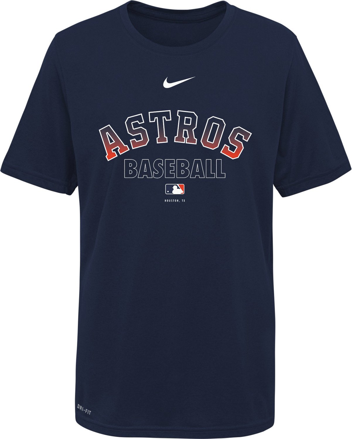 Nike Boys' Houston Astros Legend Practice Tshirt Academy