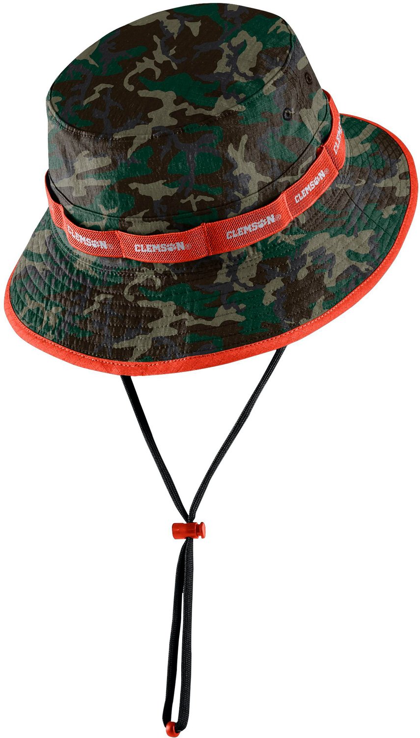 Nike Adults' Clemson University Dri-FIT Camo Bucket Hat | Academy
