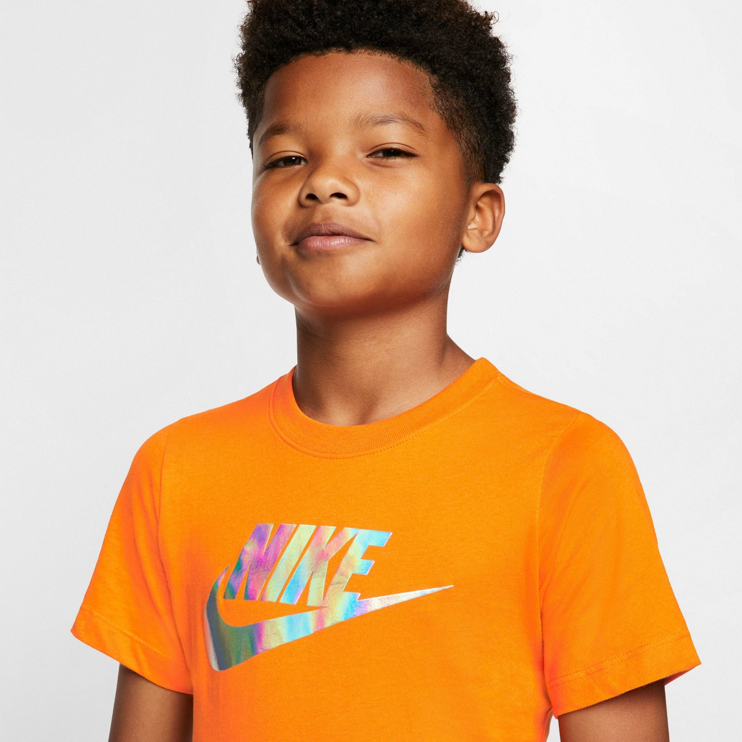 Nike Boys' Sportswear Futura Iridescent T-shirt | Academy