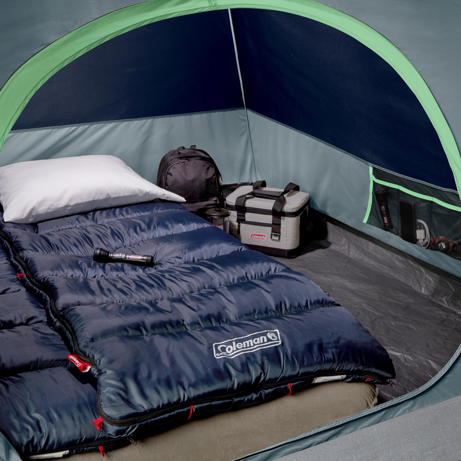 Coleman Skydome 4Person Camping Tent Academy