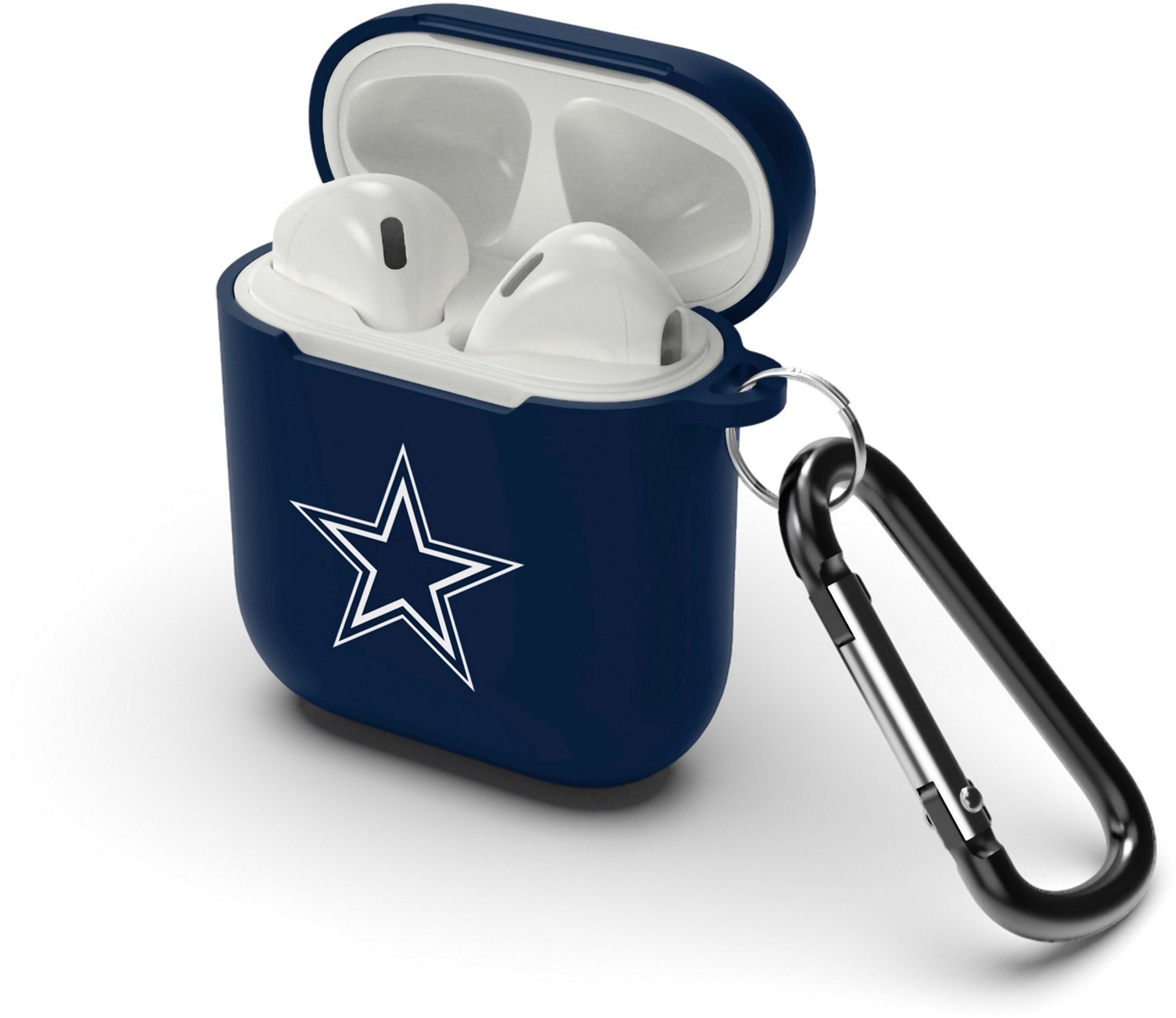 GAME TIME Dallas Cowboys Silicone Case Cover Compatible with Apple AirPods  Battery Case Navy