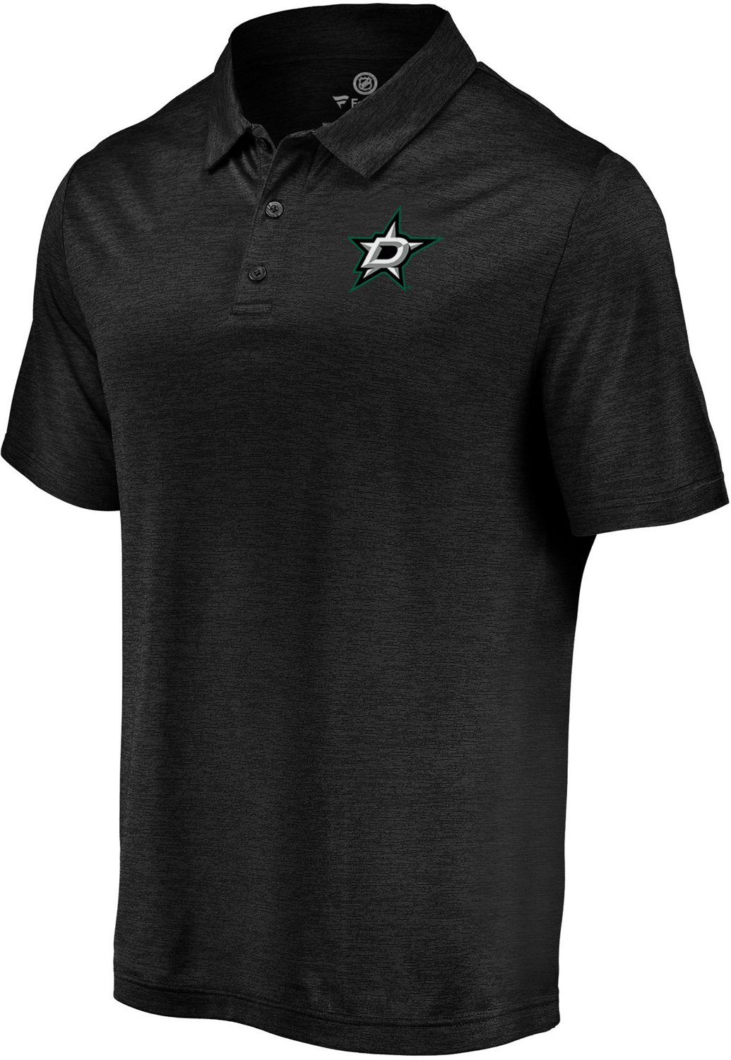 Dallas Stars Men's Core Striated Logo Short Sleeve Polo Shirt | Academy