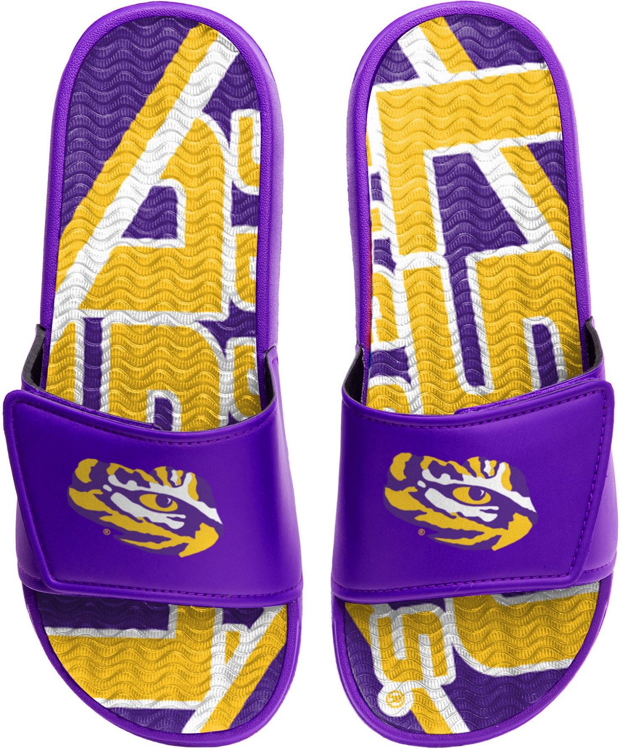 Forever Collectibles Men's Louisiana State University Bold Wordmark Gel ...
