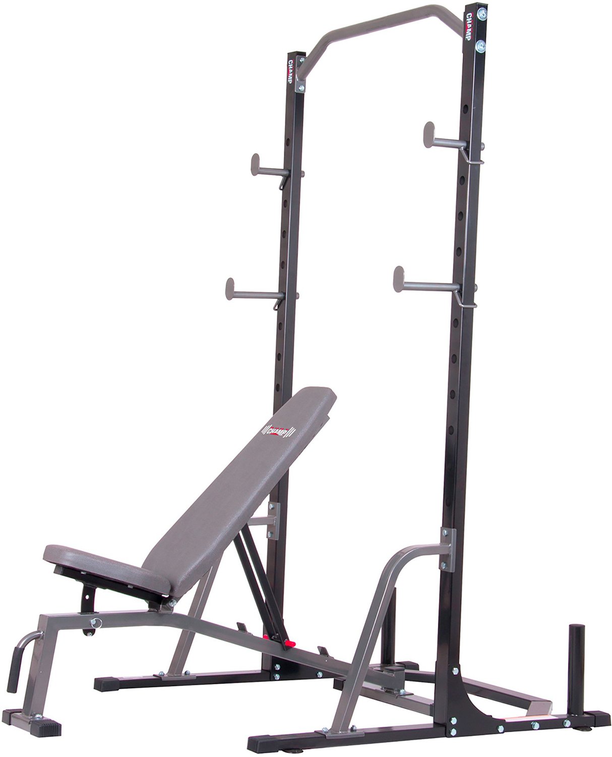 Body Champ 2Piece Power Rack with Weight Bench Academy