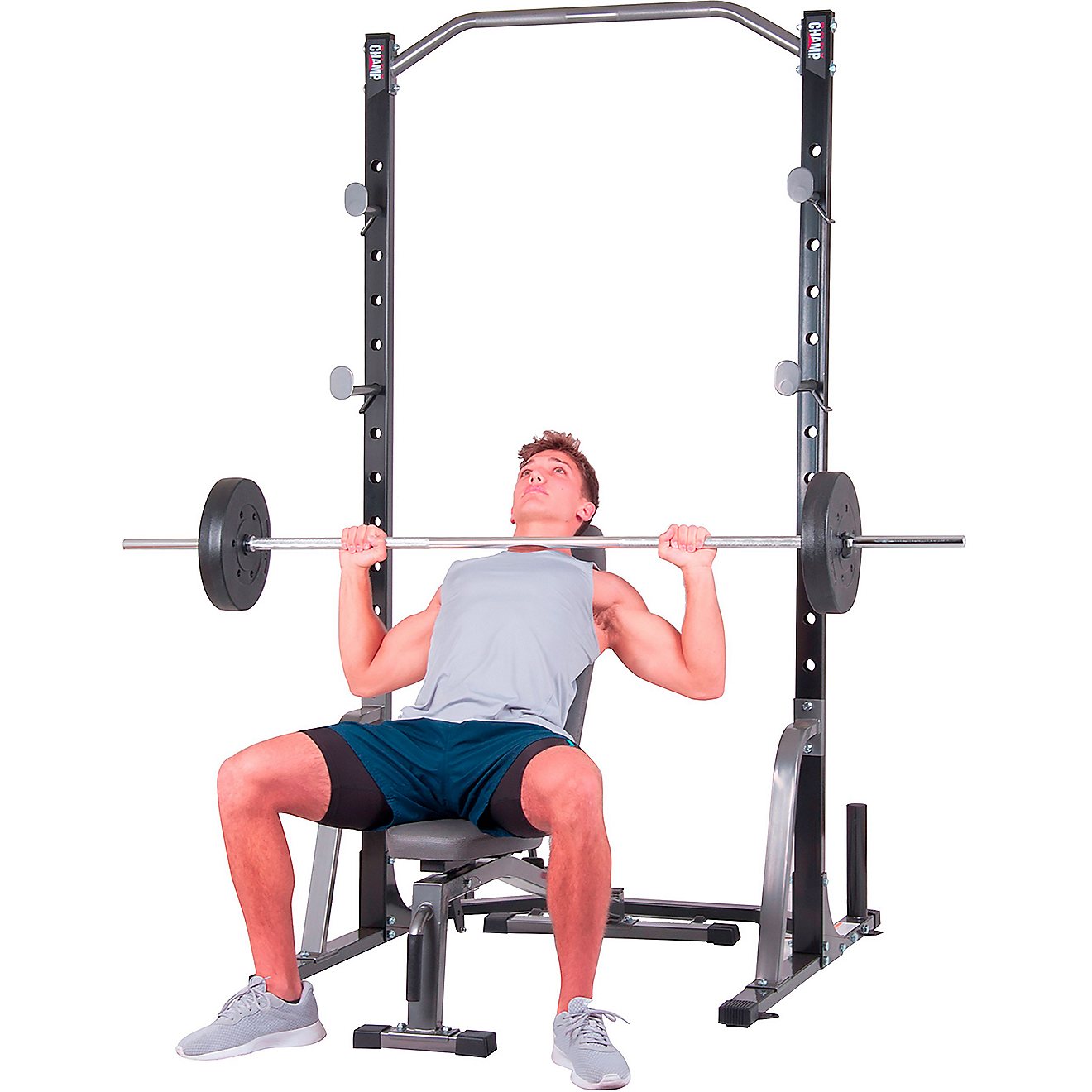 Body Champ 2-Piece Power Rack with Weight Bench                                                                                  - view number 5