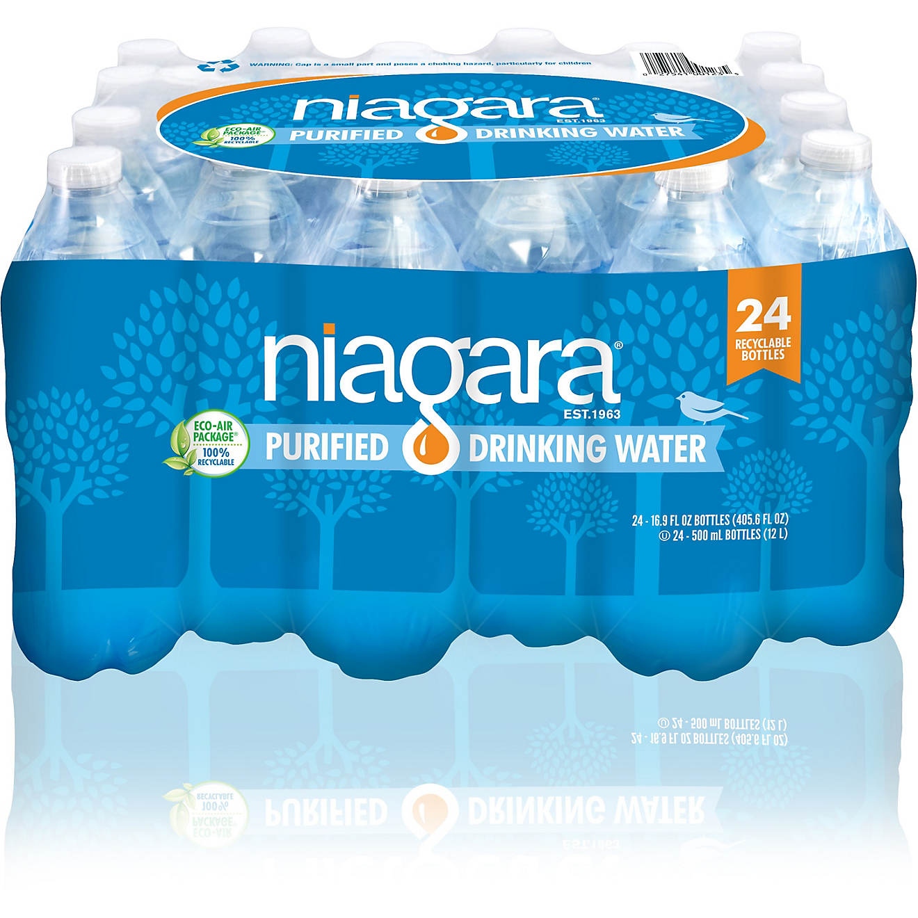 Niagara .5L 24 pack Purified Bottled Water                                                                                       - view number 1