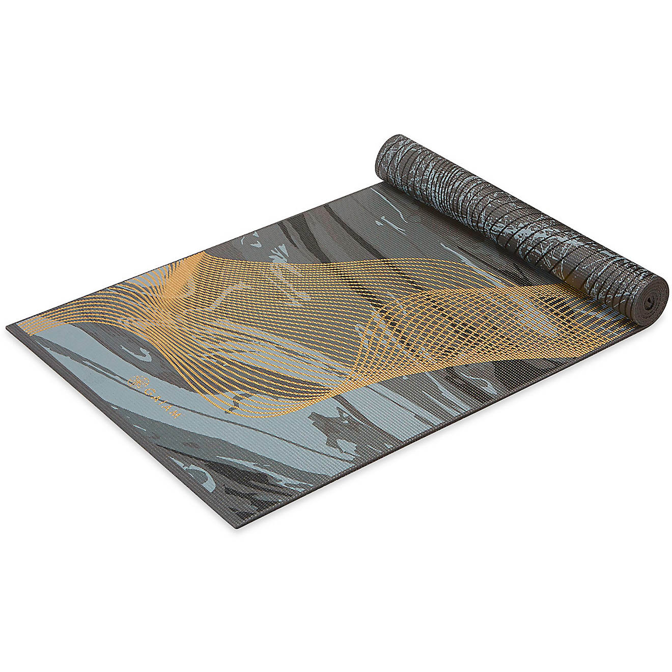 Gaiam Metallic 24 in x 68 in x 6 mm Reversible Yoga Mat                                                                          - view number 1