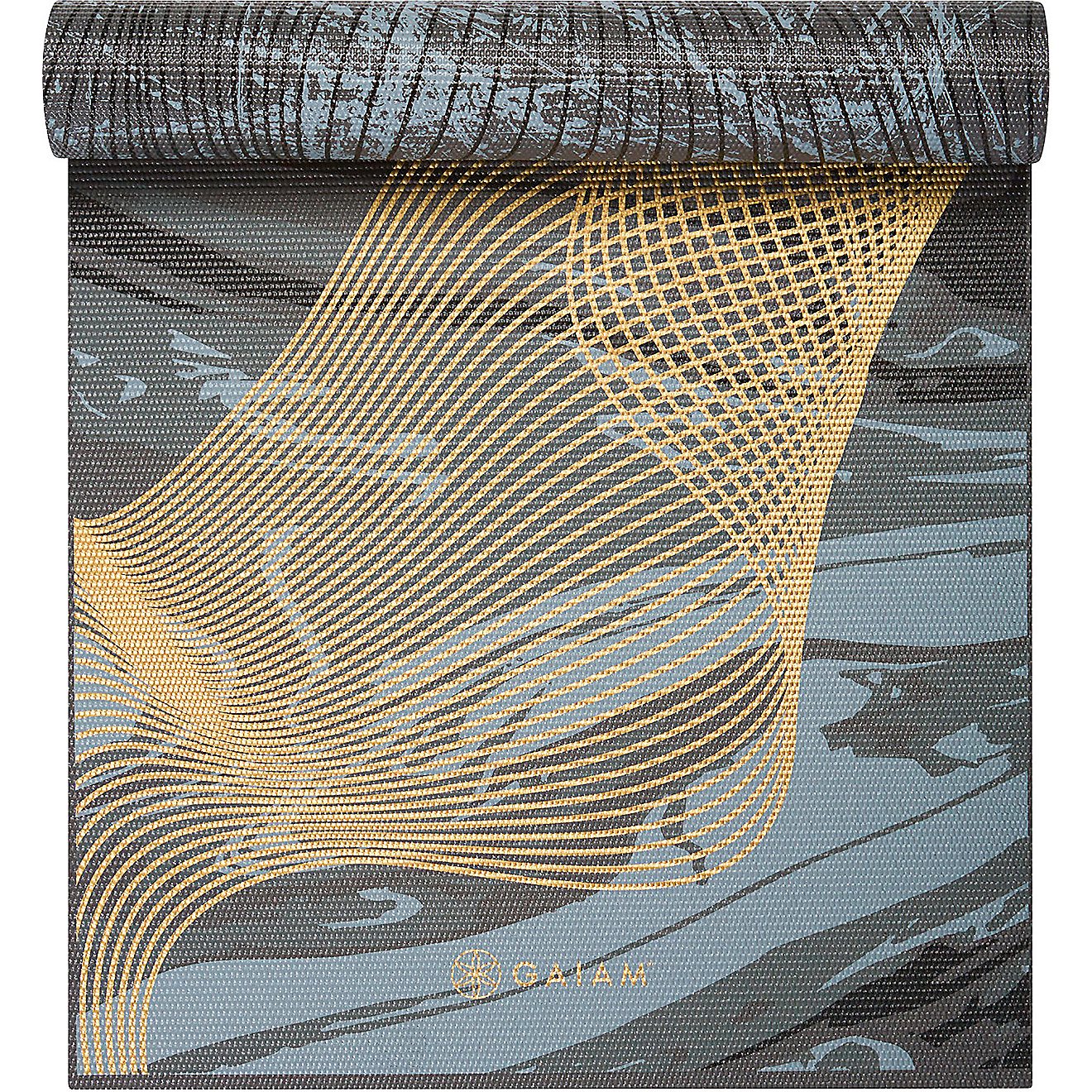 Gaiam Metallic 24 in x 68 in x 6 mm Reversible Yoga Mat                                                                          - view number 2
