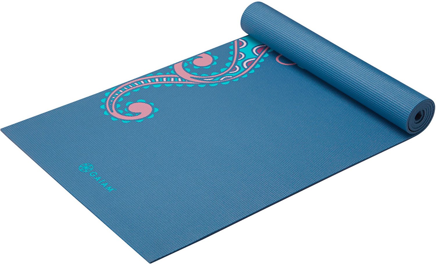 Premium Metallic Sunset Yoga Mat (6mm) - Gaiam Premium Rubber Yoga Mat