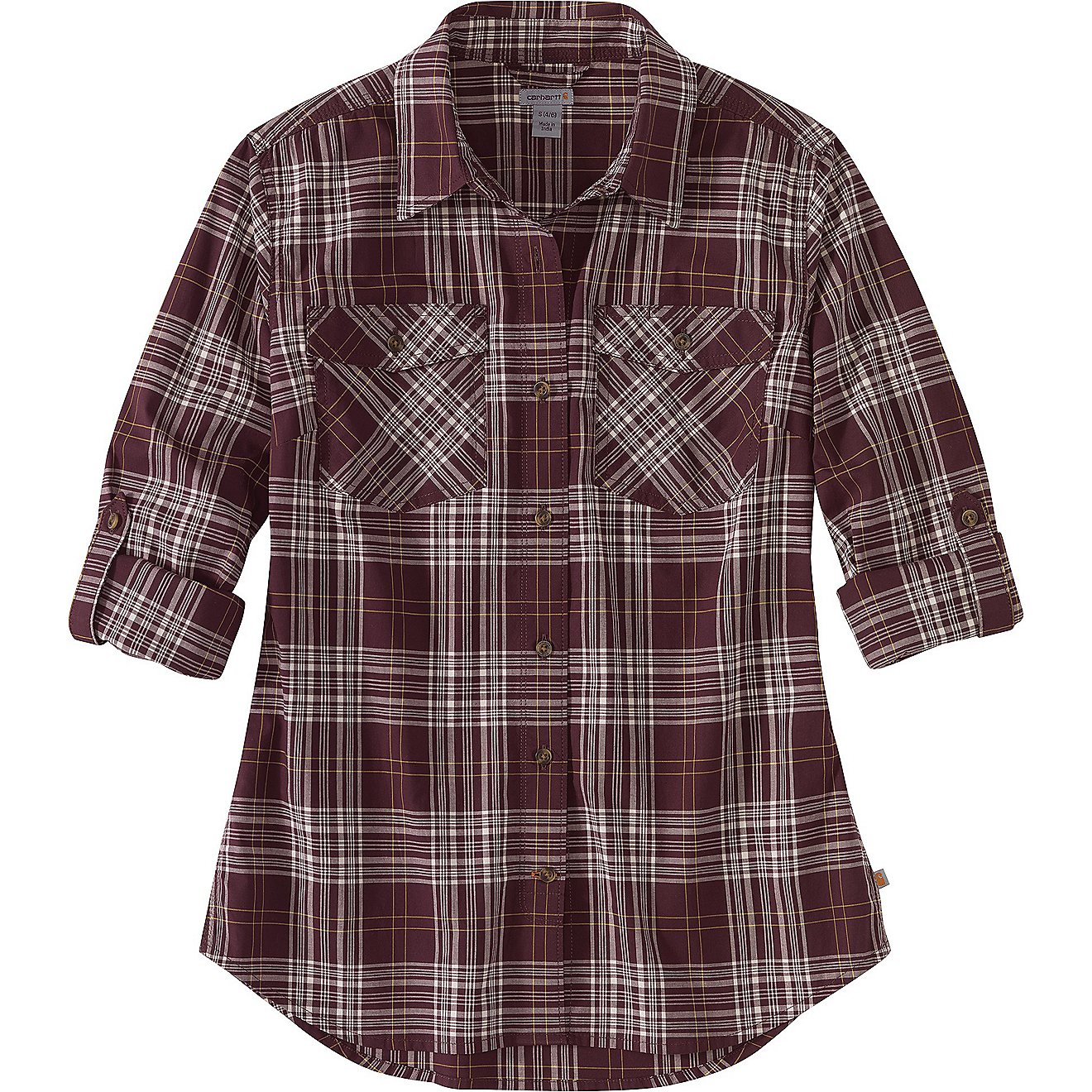 Carhartt Women's Rugged Flex Slightly Fitted Plaid Shirt                                                                         - view number 2