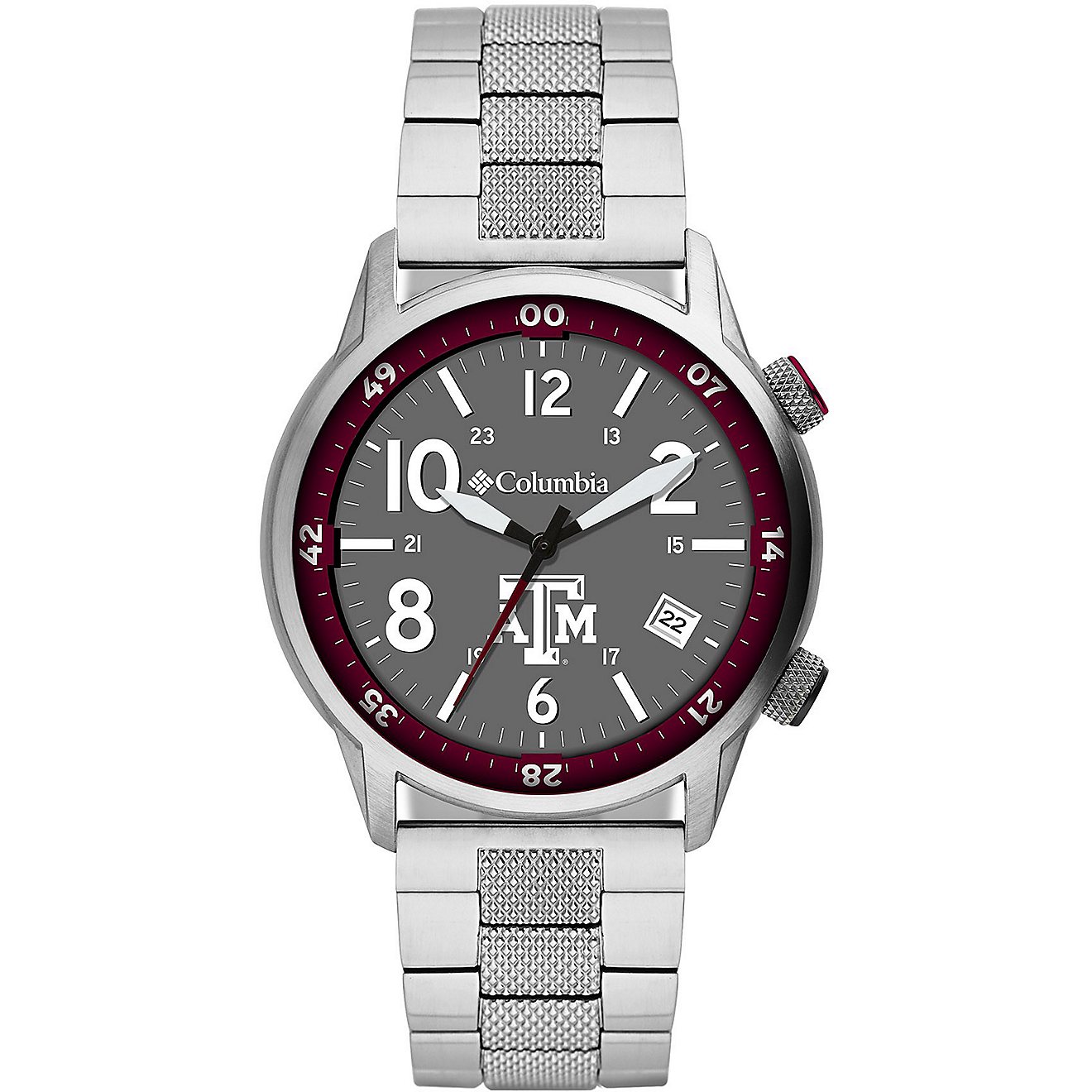 Columbia Sportswear Adults' Texas A&M University Outbacker Analog Team Watch                                                     - view number 1