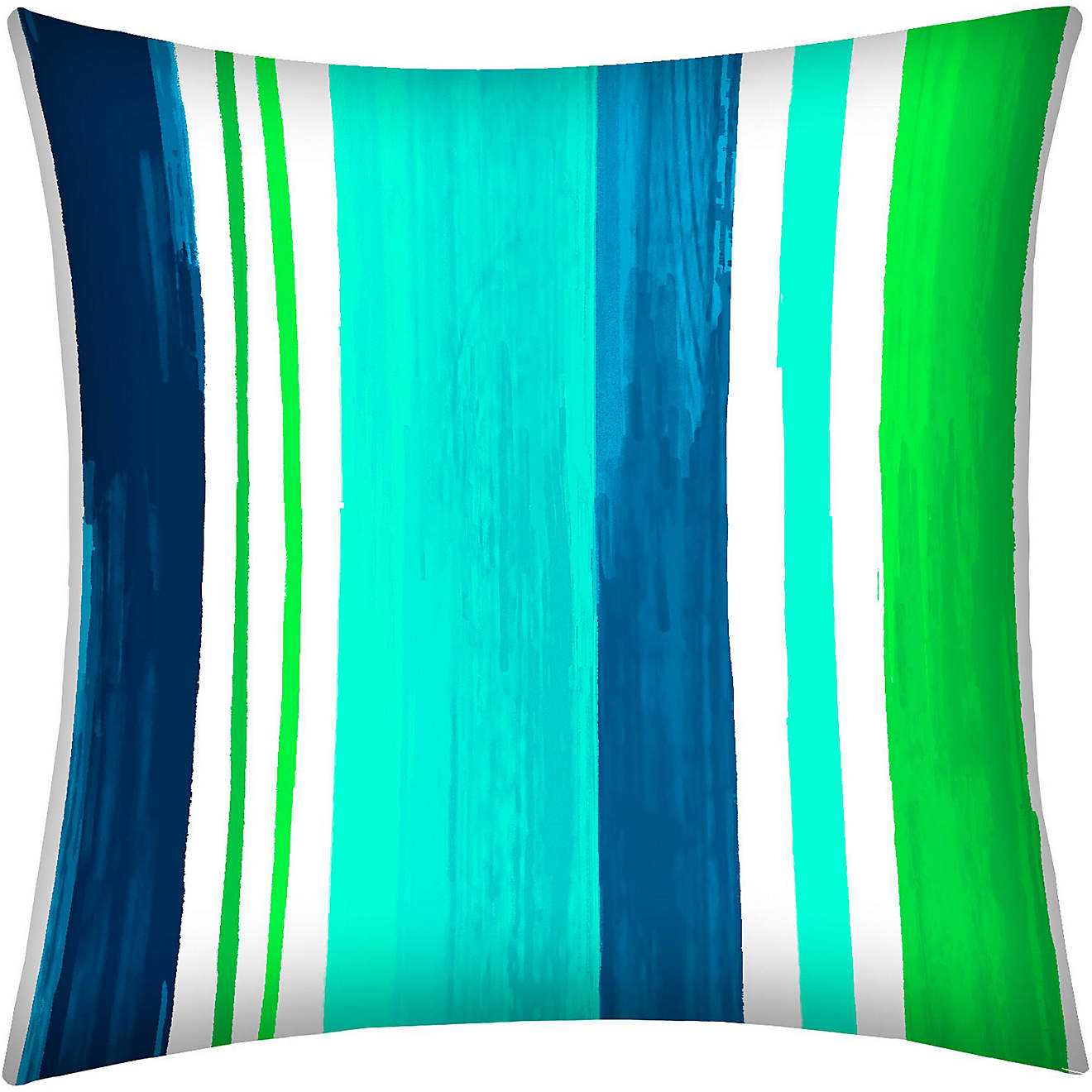 Mosaic Awning Stripe Patio Pillow                                                                                                - view number 1
