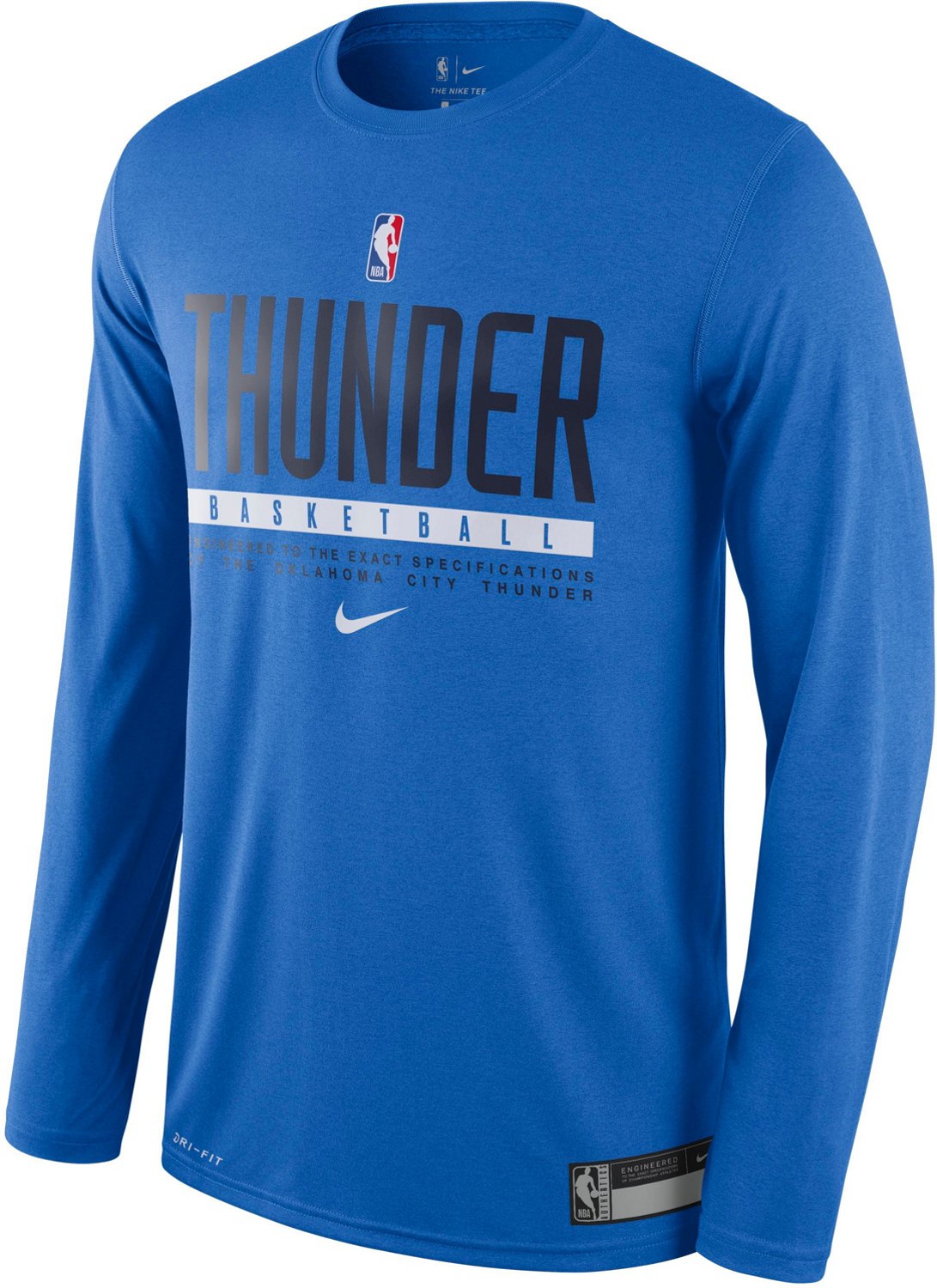 okc thunder dri fit shirt