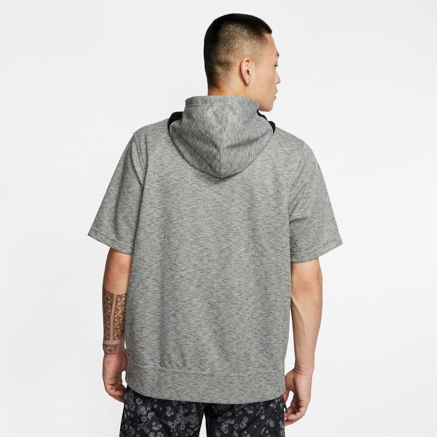 athletic short sleeve hoodie