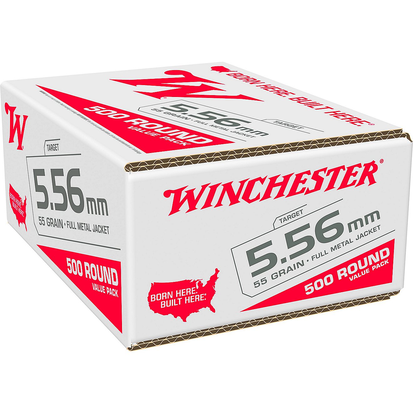 Winchester USA 5.56mm 55-Grain FMJ Ammunition                                                                                    - view number 2