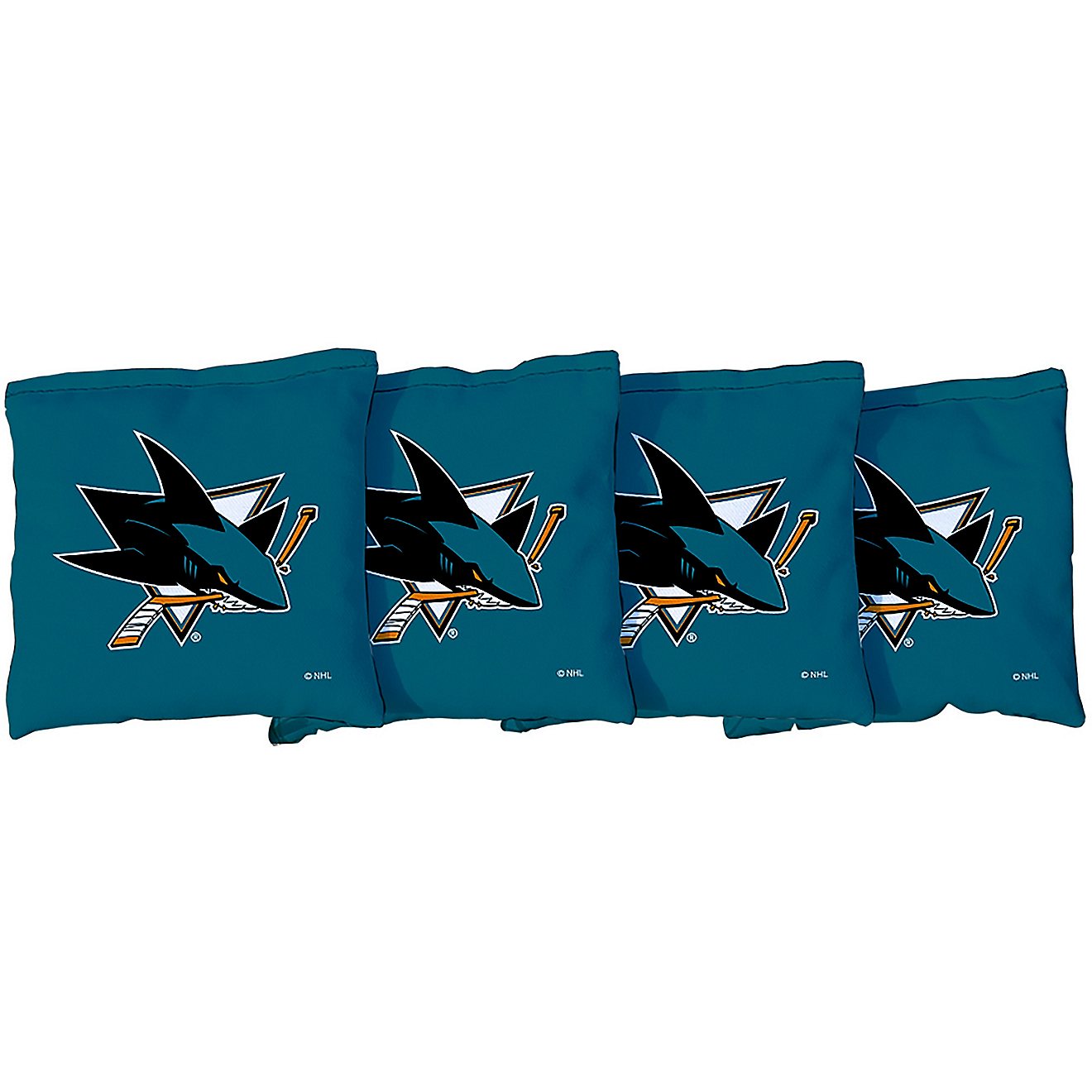 Victory Tailgate San Jose Sharks Regulation Corn-Filled Cornhole Bags 4-Pack                                                     - view number 1