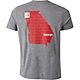The North Face Men's Georgia State Pride Logo Graphic T-shirt                                                                    - view number 1 image