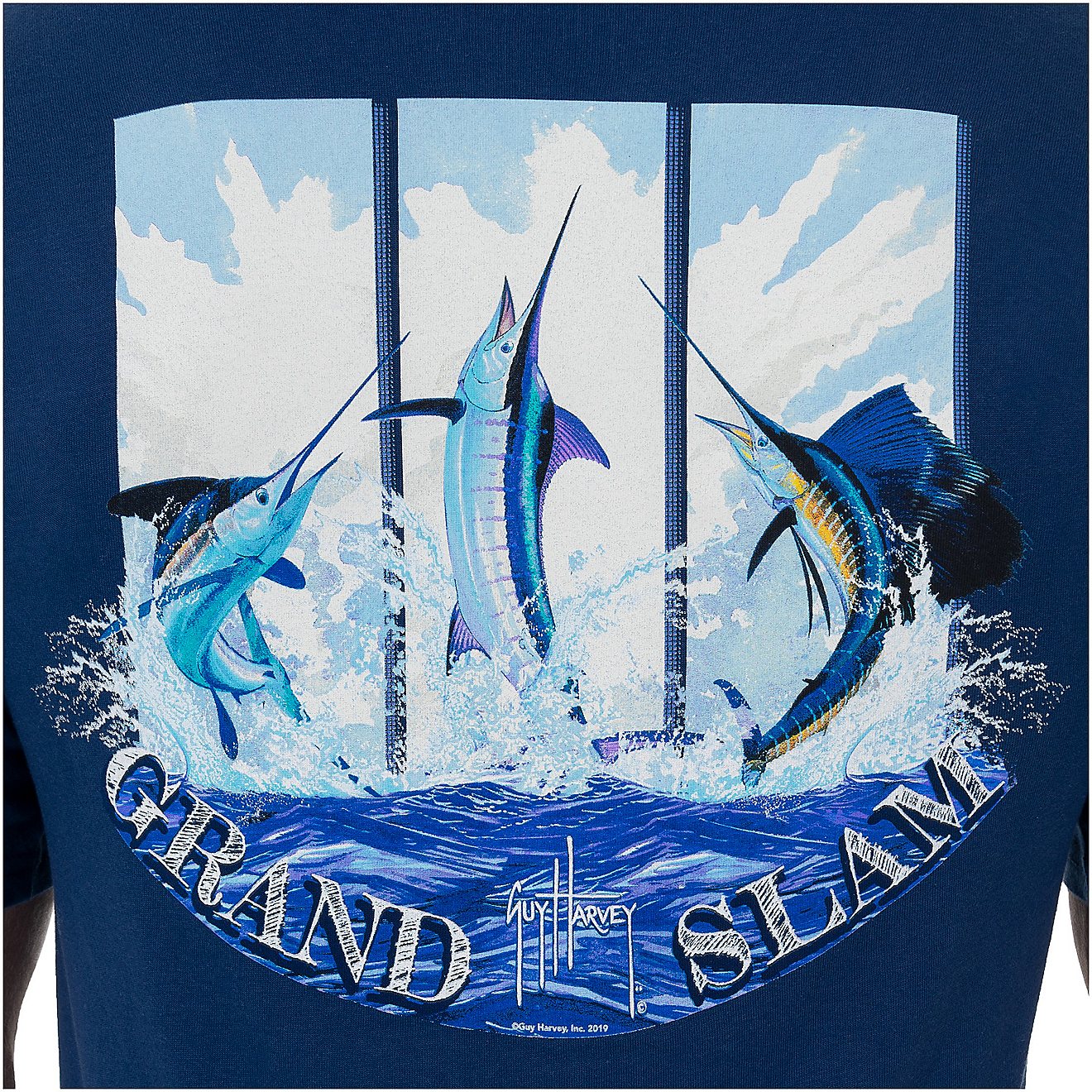 Guy Harvey Men's Offshore Haul Grand Slam Graphic T-shirt                                                                        - view number 2