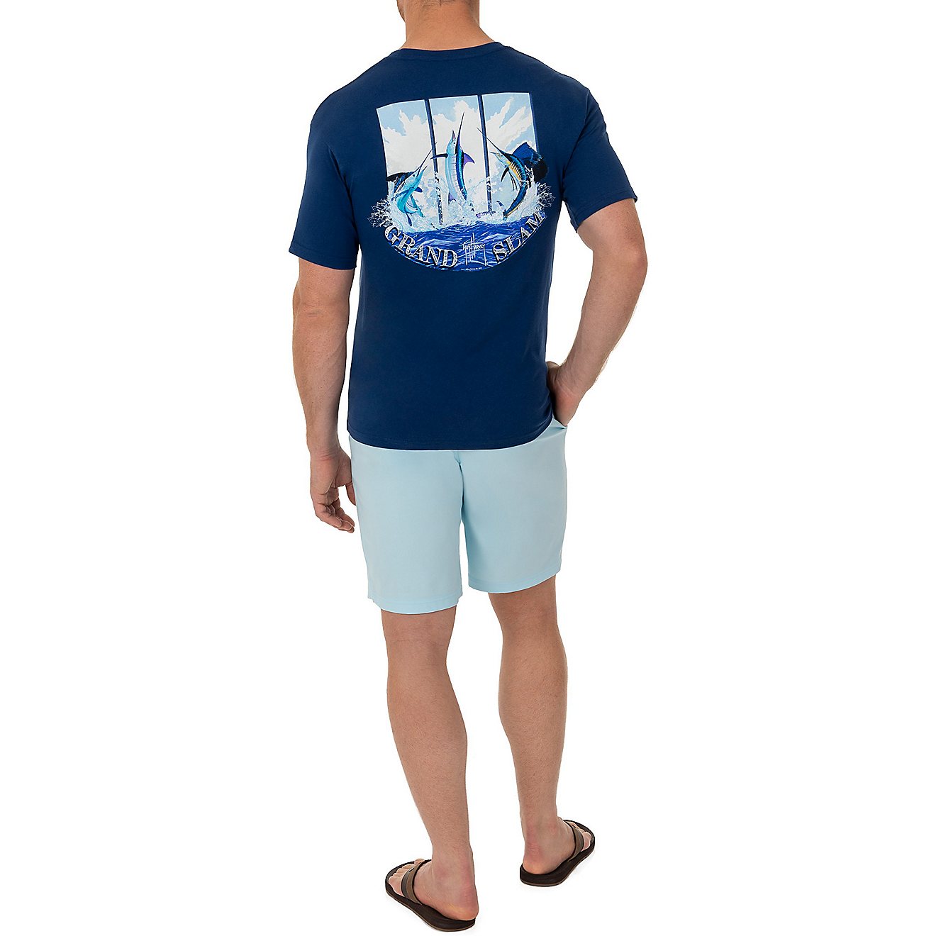 Guy Harvey Men's Offshore Haul Grand Slam Graphic T-shirt                                                                        - view number 6