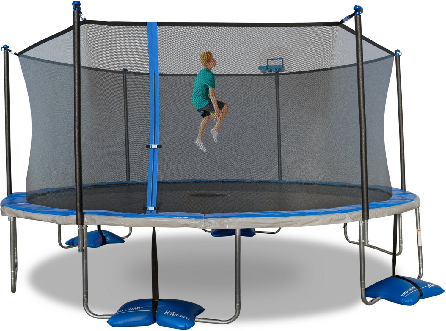 TRUJUMP 2 BOX 15FT TRAMPOLINE BOX Academy