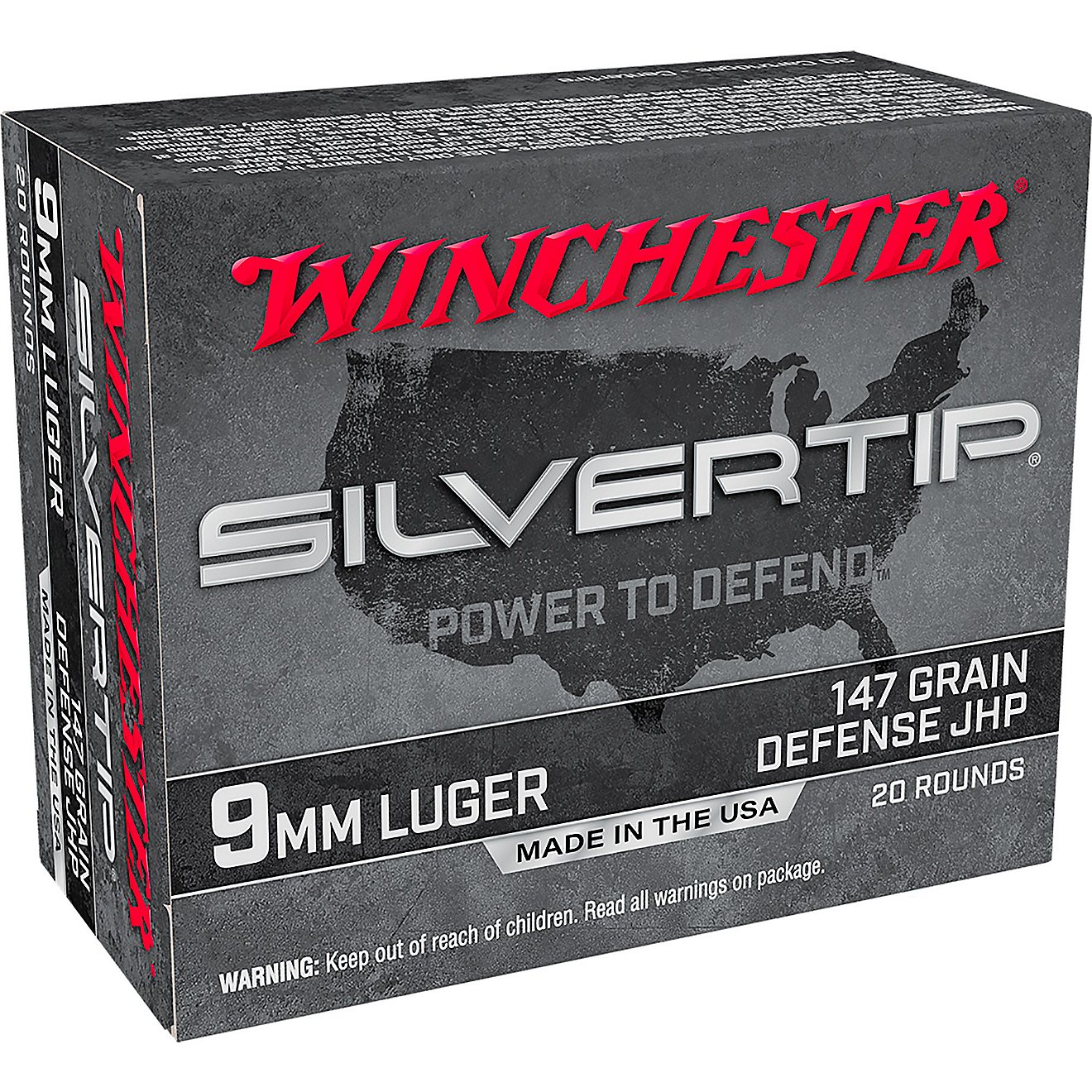 Winchester Silvertip 9mm Luger 147-Grain Ammunition - 20 Rounds                                                                  - view number 1