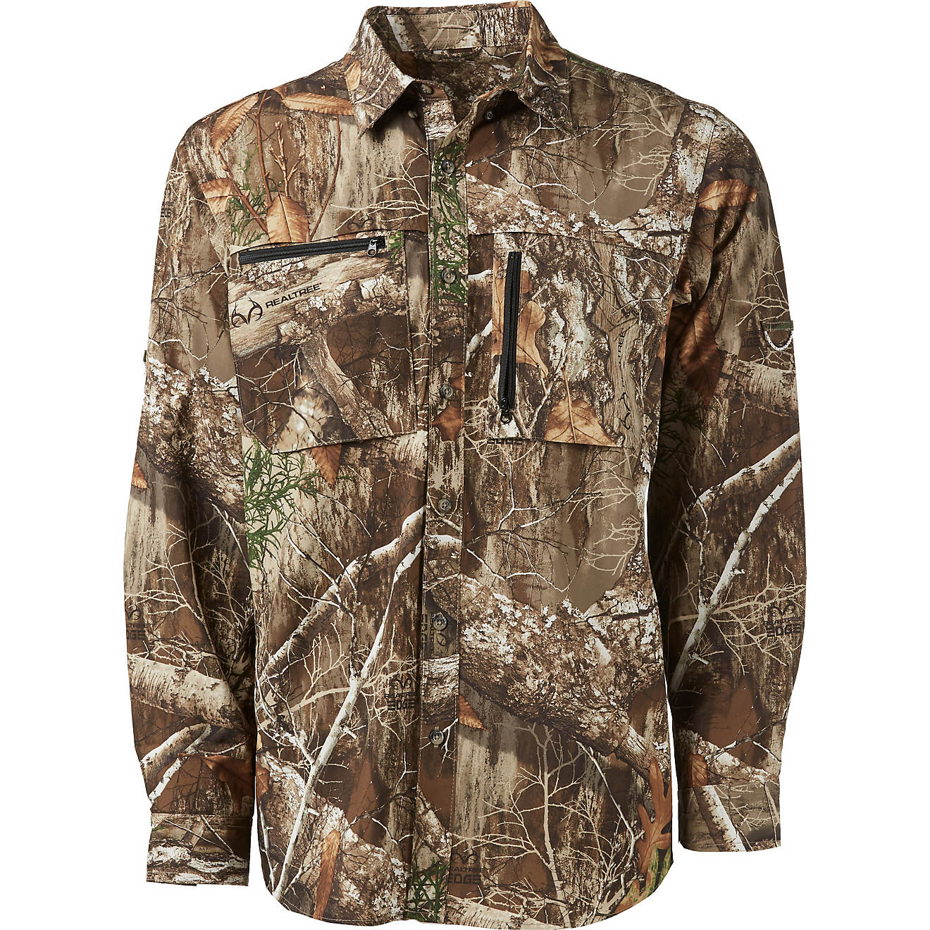 Magellan Outdoors Men's Eagle Pass Deluxe Button-Down Long Sleeve Hunting Shirt                                                  - view number 1
