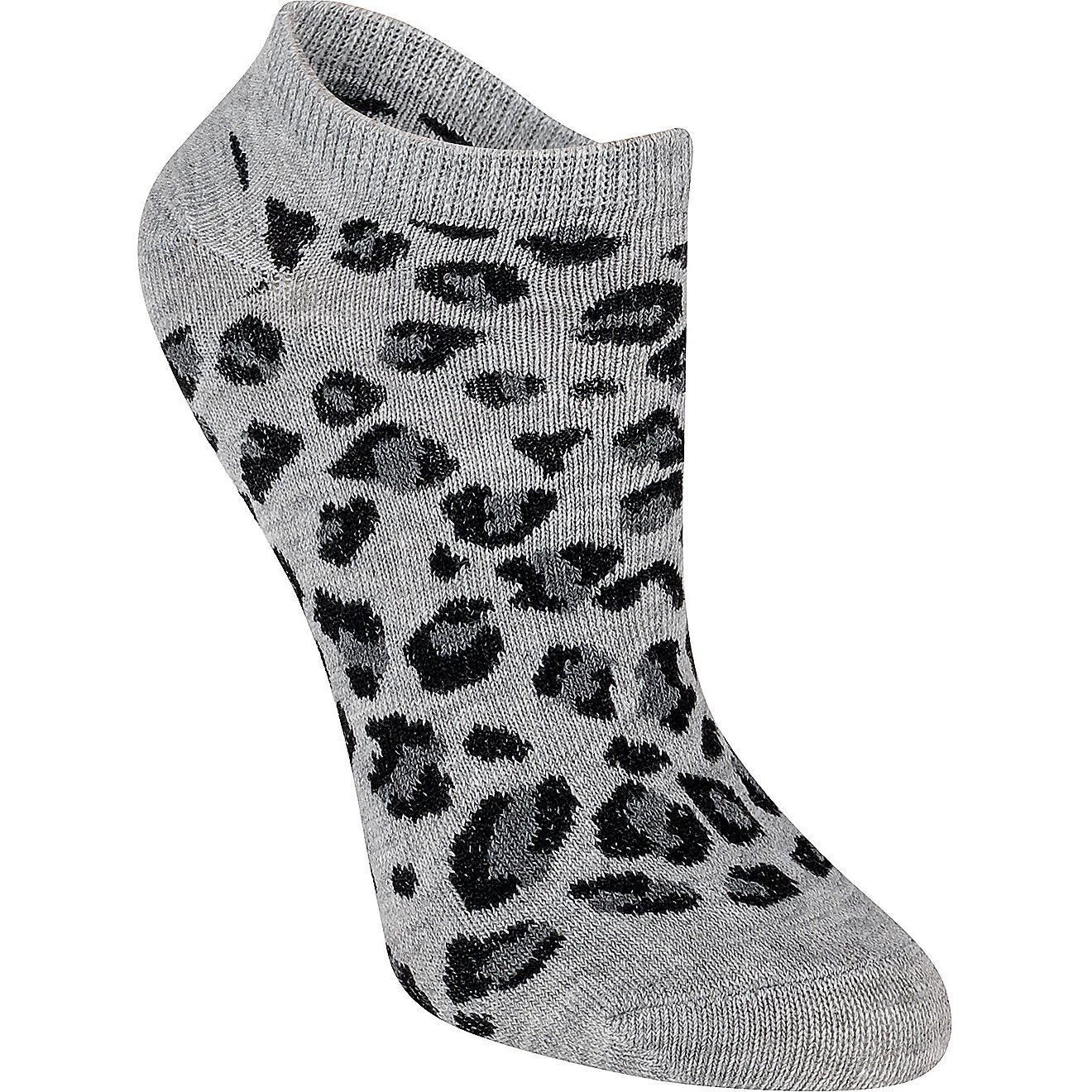 BCG Animal Print No Show Socks 6 Pack                                                                                            - view number 2