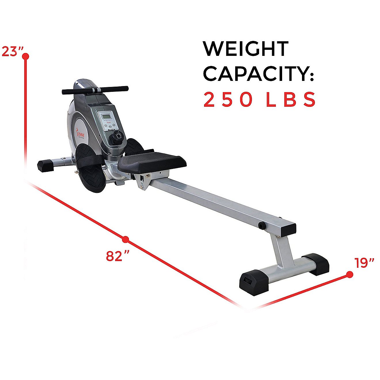 Sunny Health & Fitness Magnetic Rowing Machine                                                                                   - view number 2