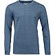 Magellan Outdoors Men's Base Camp Thermal Heathered Long Sleeve Henley Top                                                       - view number 1 image