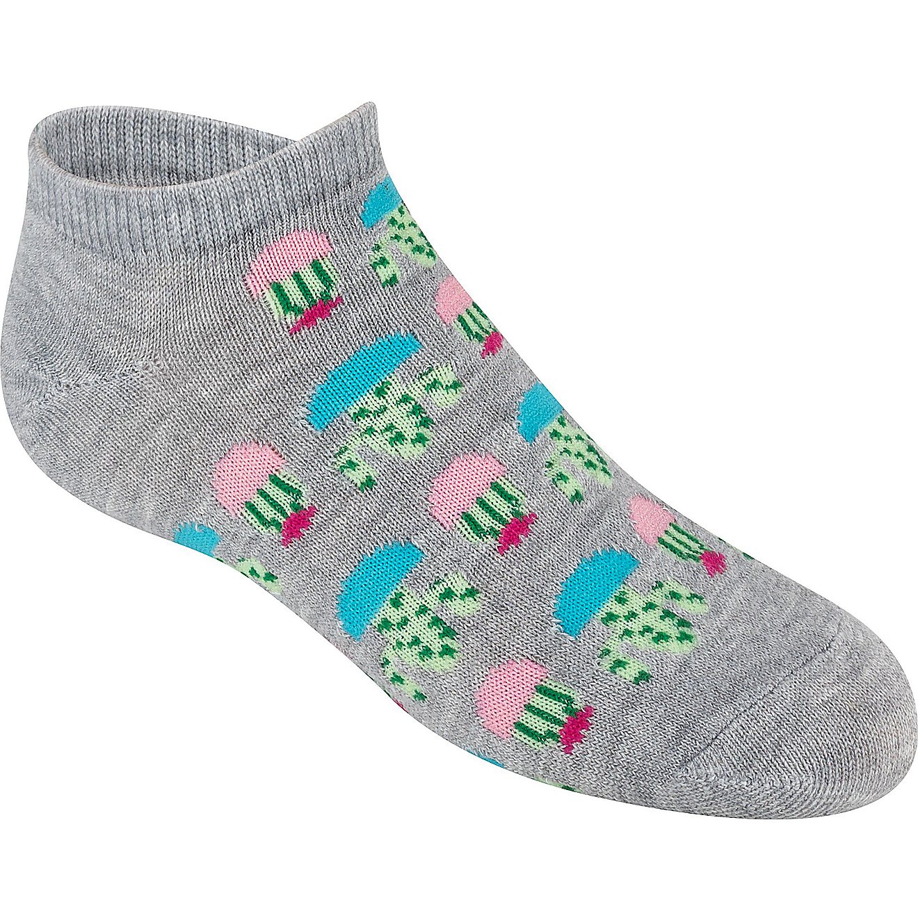 BCG Girls' Cactus No Show Socks 10 Pack                                                                                          - view number 2