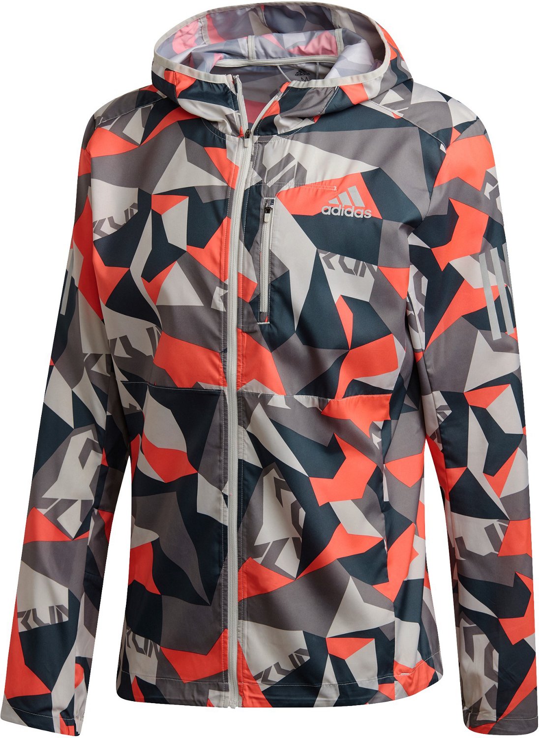 adidas own the run camouflage jacket