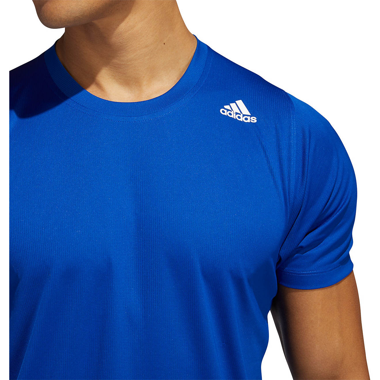 adidas Men's FreeLift Sport 3-Stripes Fitted T-shirt | Academy