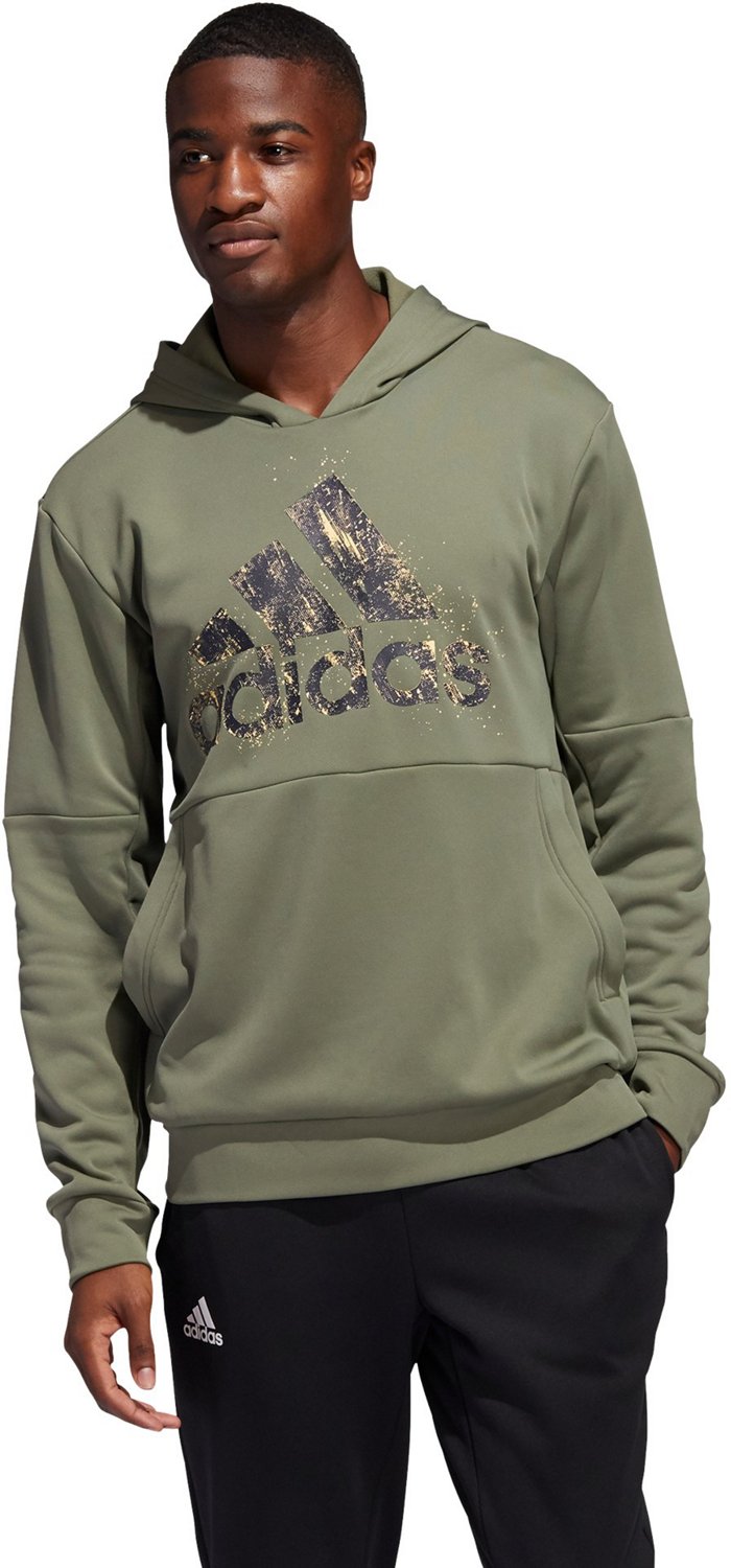 adidas men's polyester hoodie