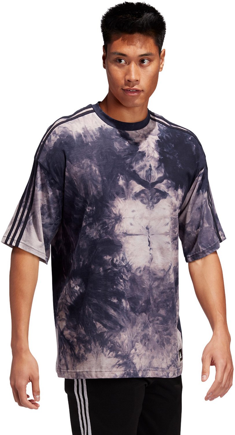 adidas Men's Cloud Tie Dye Tshirt Academy