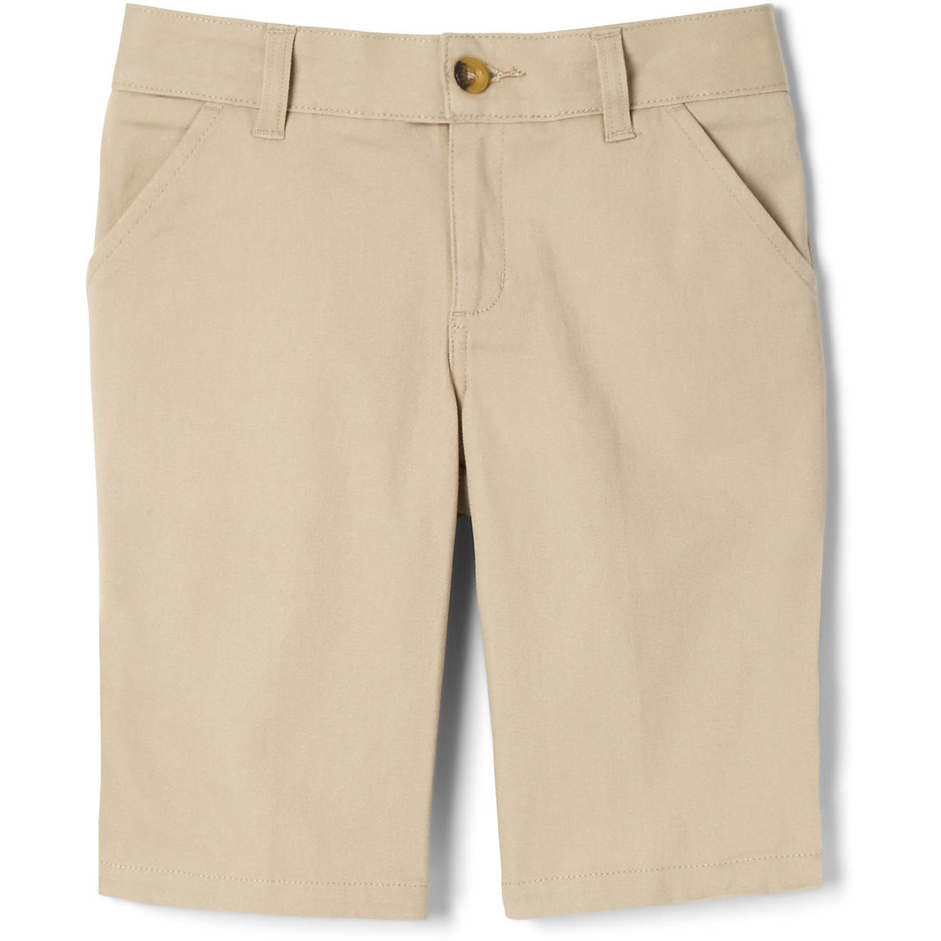 French Toast Girls' At School Stretch Twill Bermuda Shorts                                                                       - view number 1