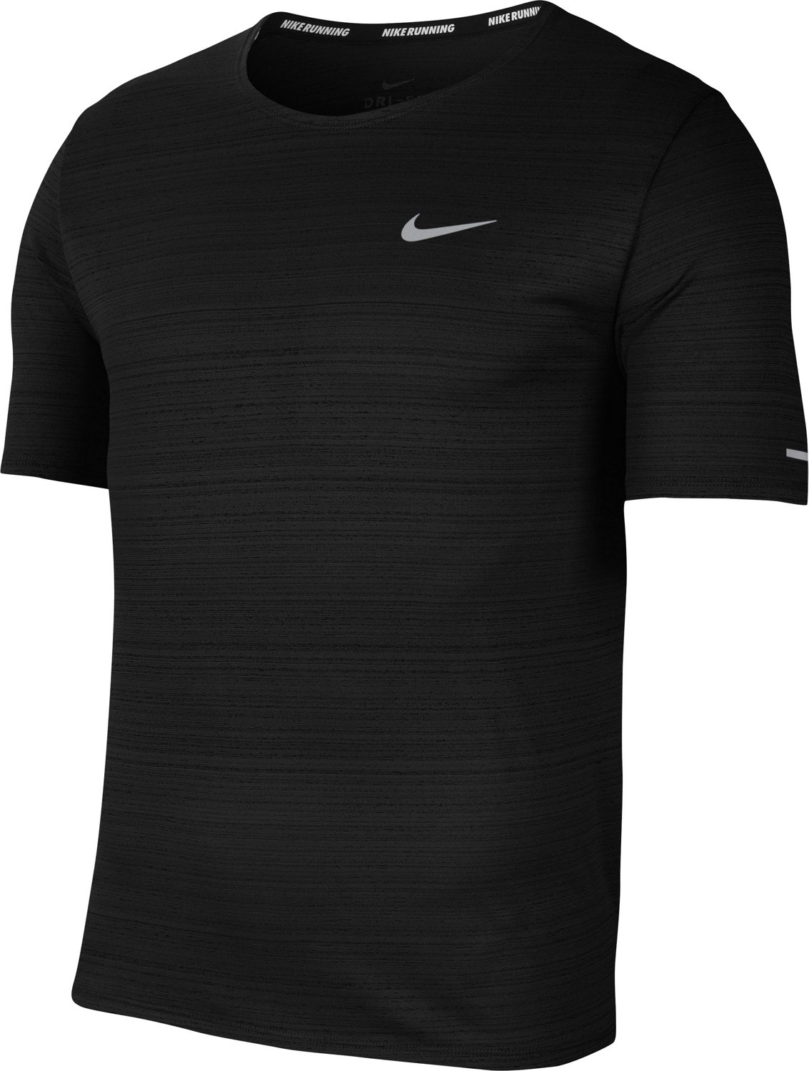 white nike miler t shirt