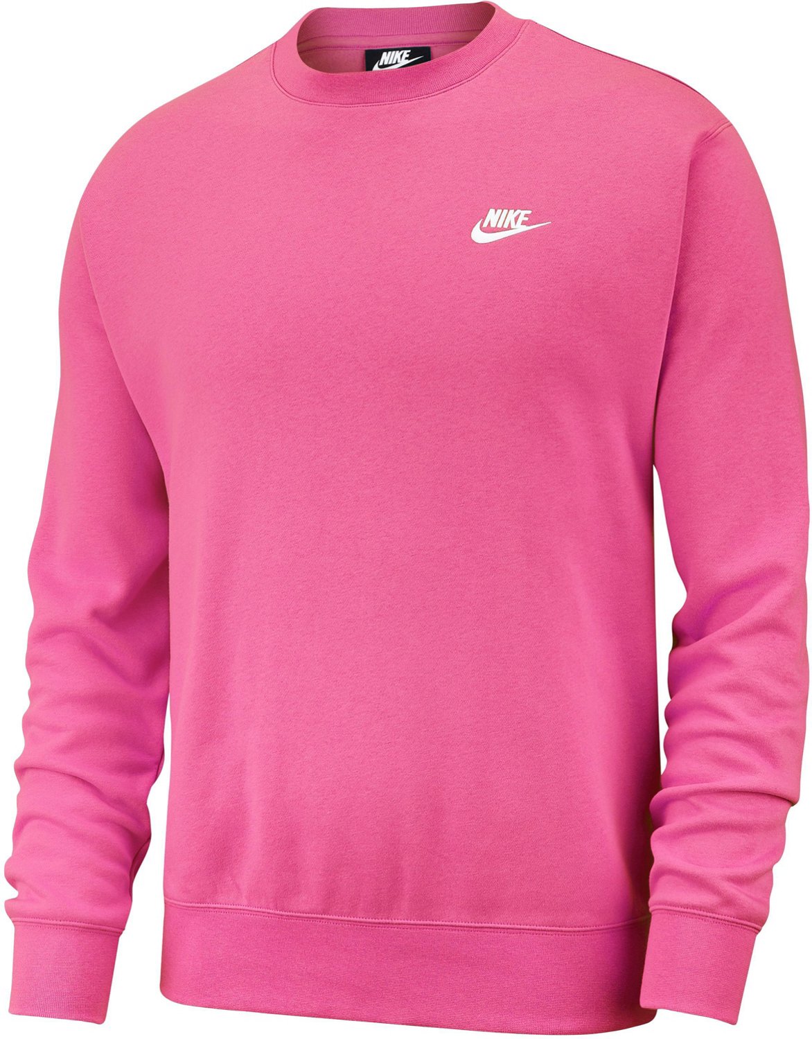 nike club crew sweatshirt pink