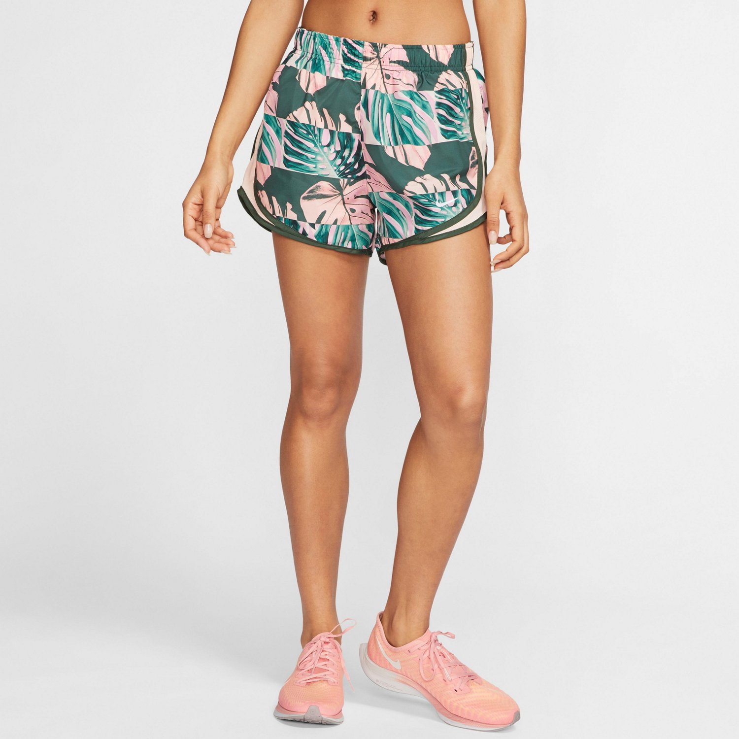 nike washed coral shorts