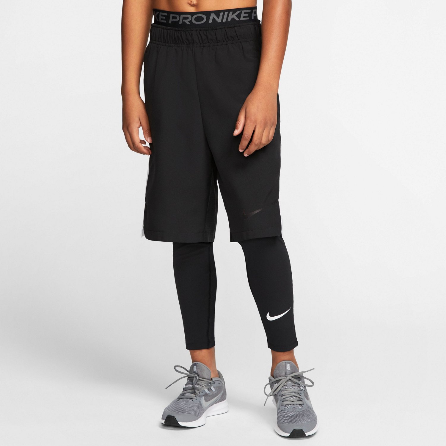 nike shorts with tights under