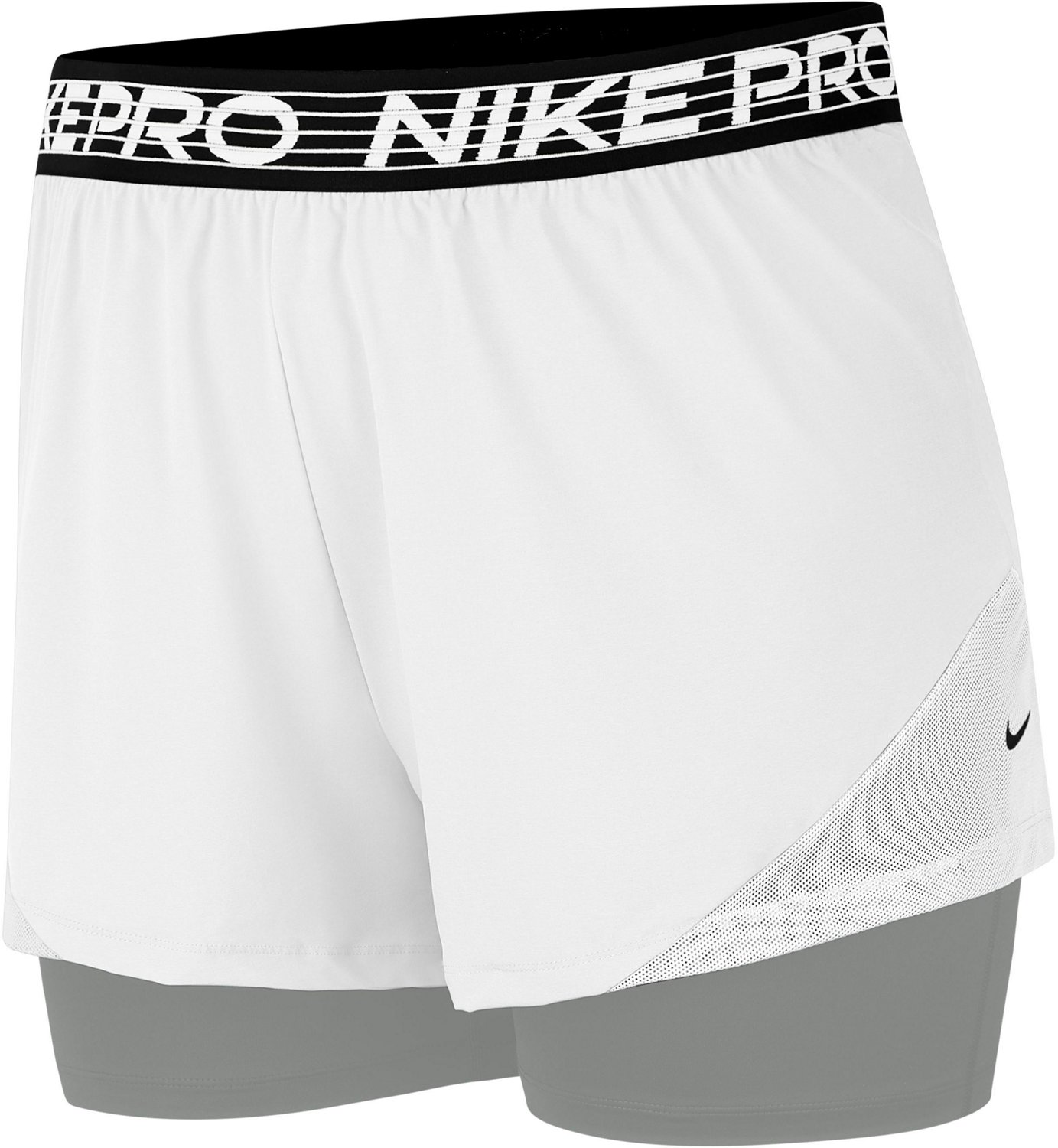 Nike Womens Pro Flex 2 In 1 Plus Size Training Shorts Academy 