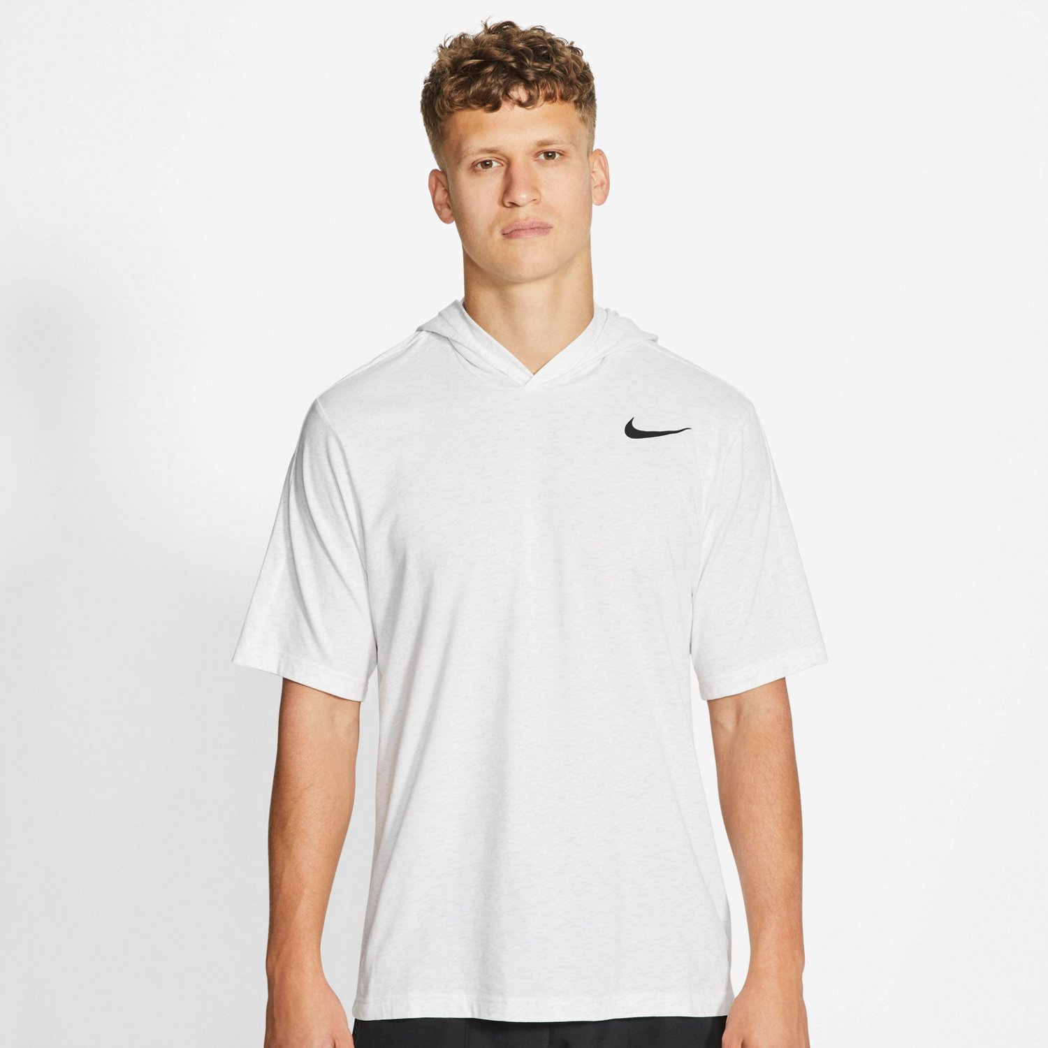 Nike men's dry short cheap sleeve hoodie