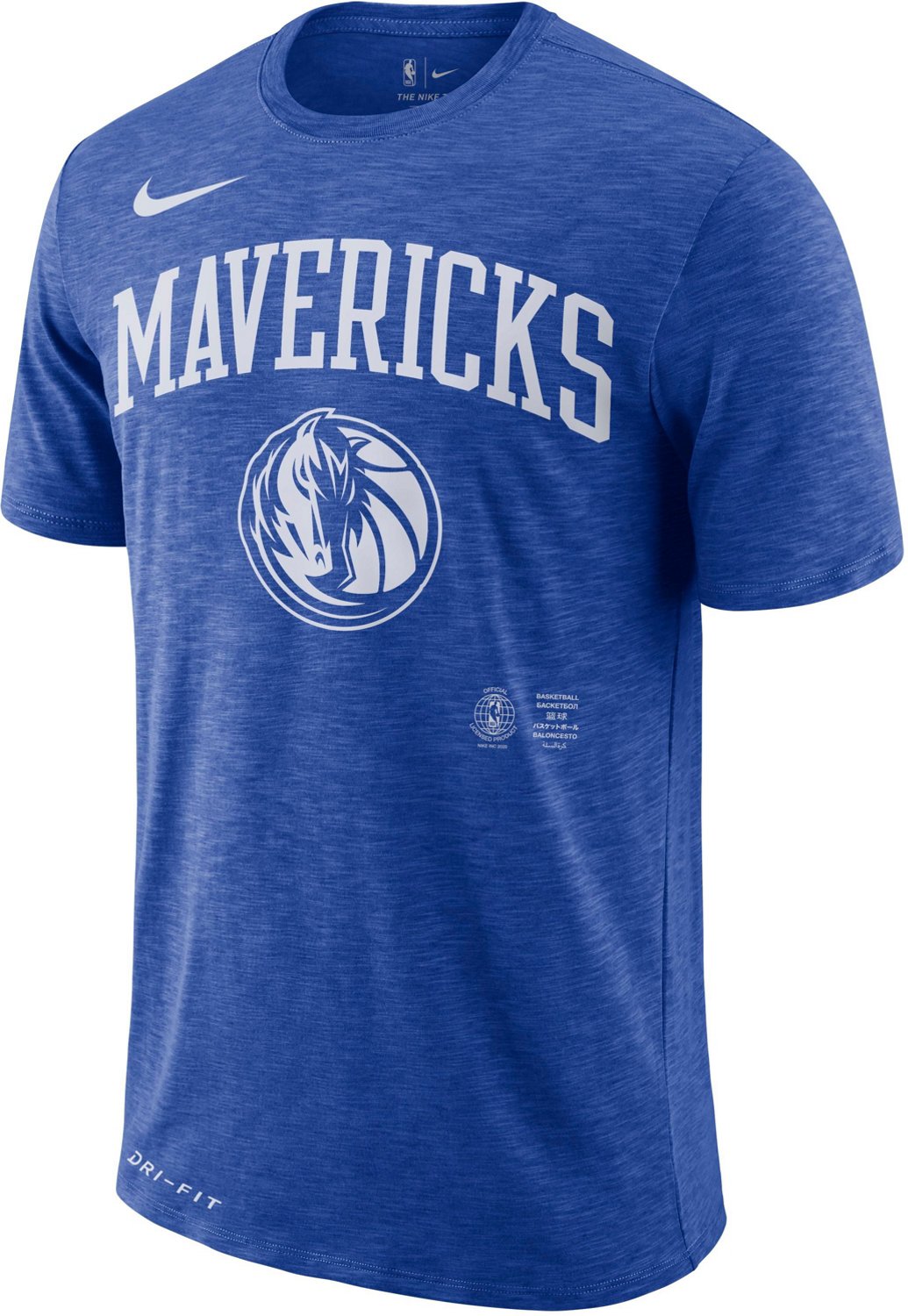 Nike Men’s Dallas Mavericks Team Slub Graphic T-shirt | Academy