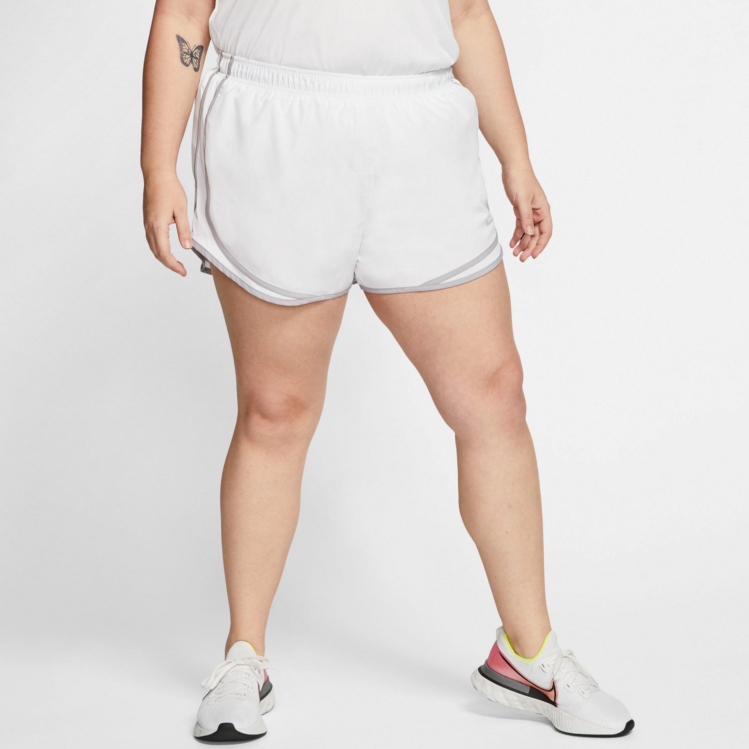 nike women's dry tempo plus size shorts