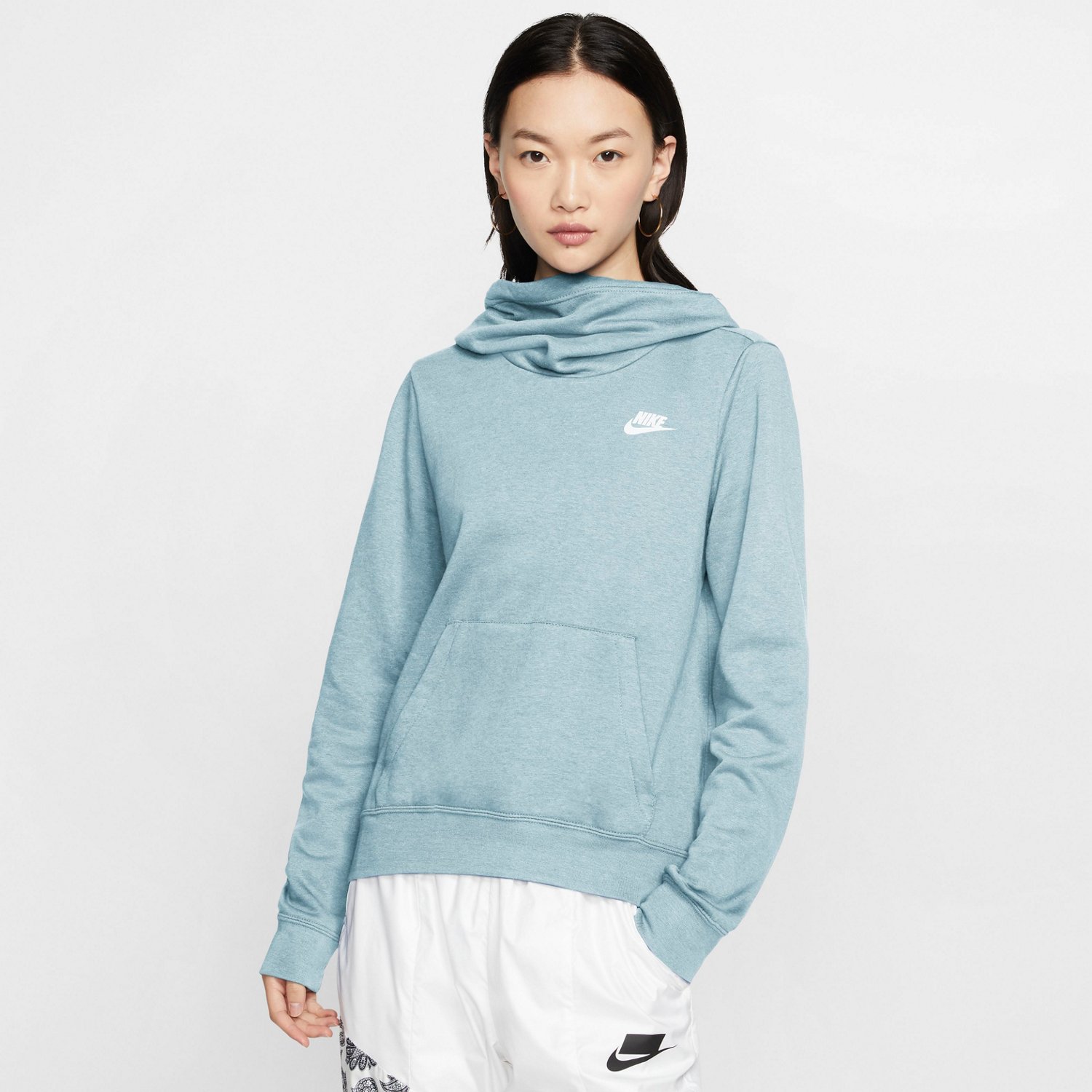 womens nike funnel neck sweatshirt