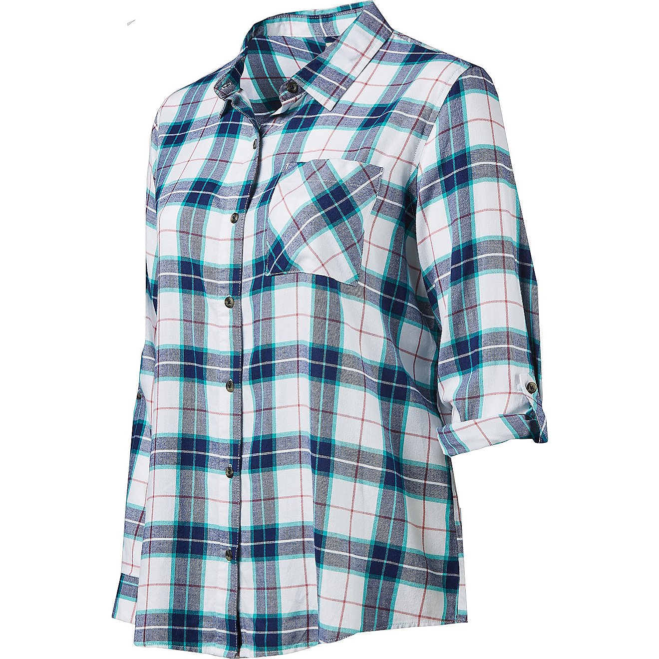 Magellan Outdoors Women's Willow Creek Plus Size Flannel Top                                                                     - view number 2